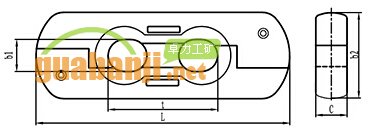 D型立式接链环