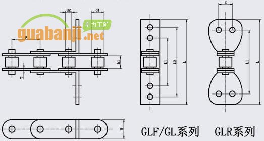 套筒滚子链GL,GLF,GLR